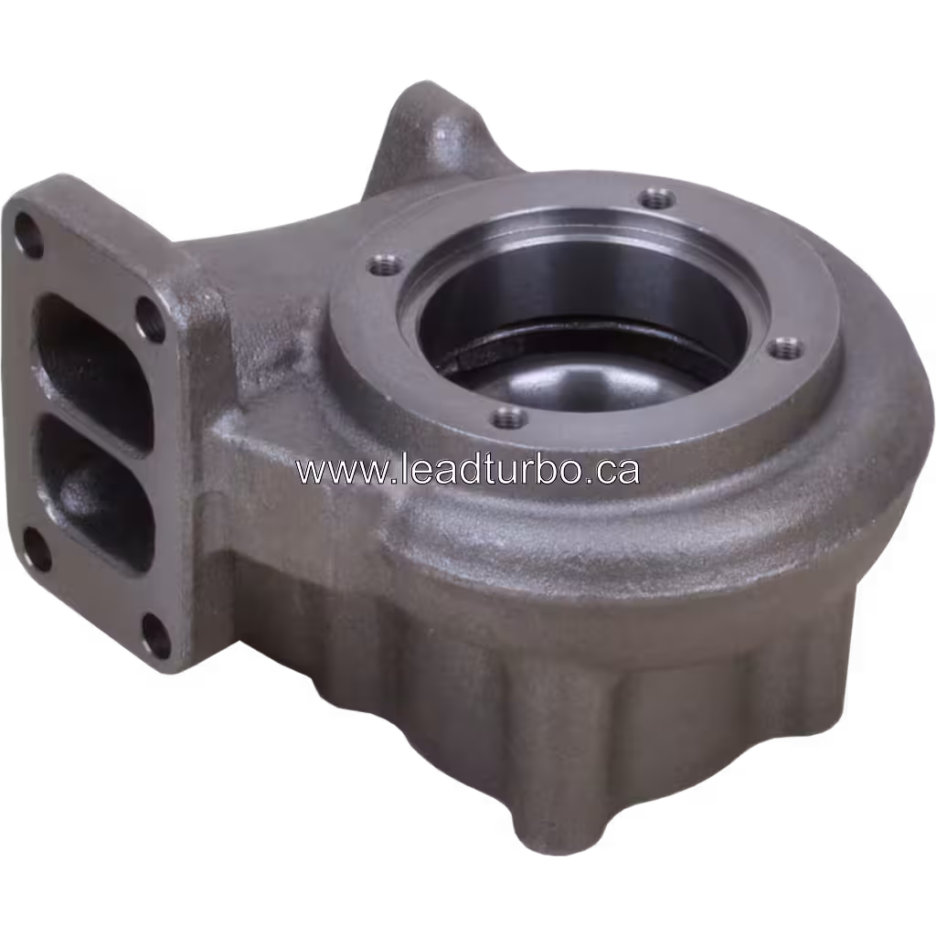 12709880013 TH Turbine Housing J96 Turbocharger bottom 45 degree view