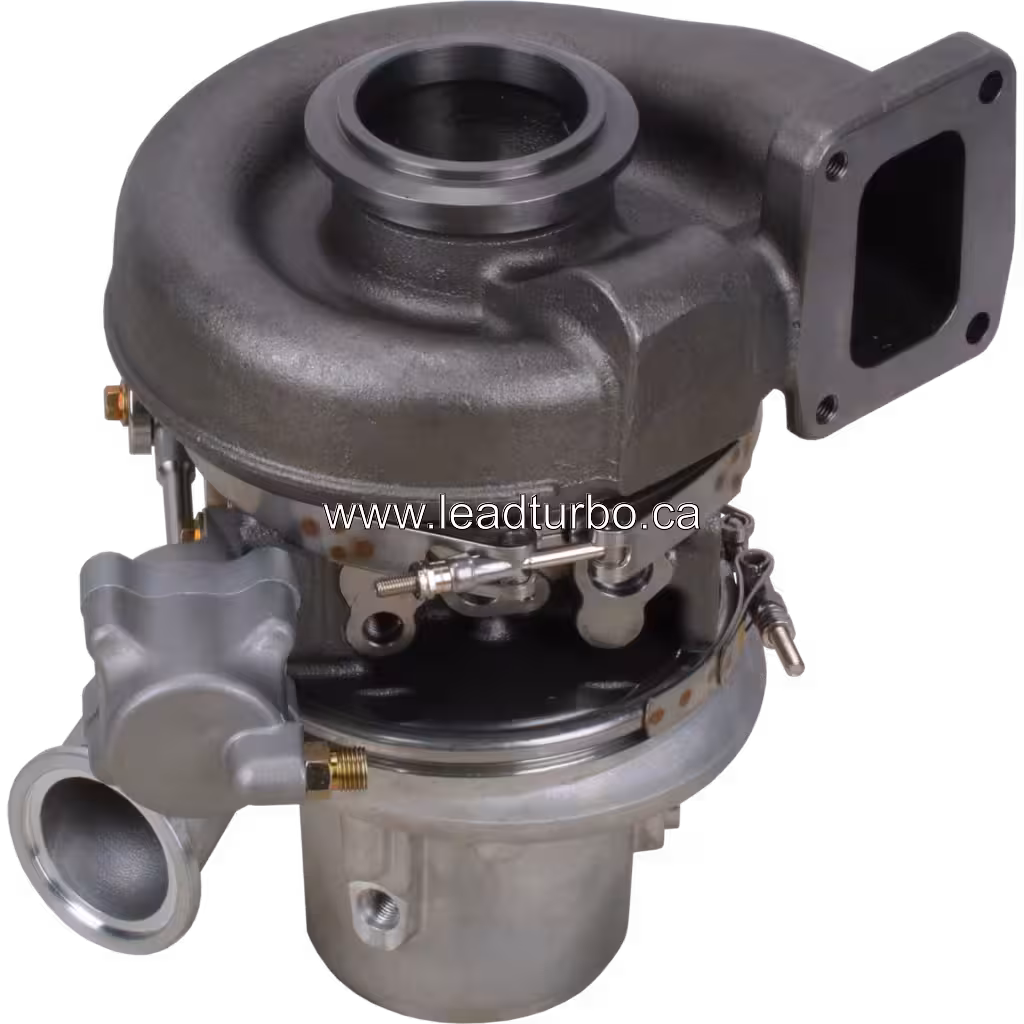 Турбокомпресор 4090052 HE431V заміна для Cummins ISL/ISLE bottom 45 degree view