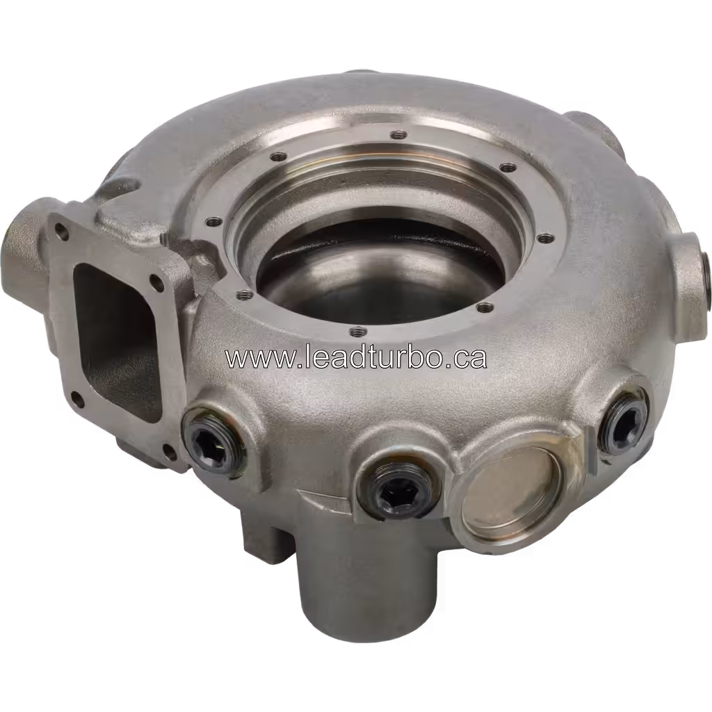 Корпус турбіни 466612-0007 TH для турбокомпресора TW9214 (CAT) bottom 45 degree view