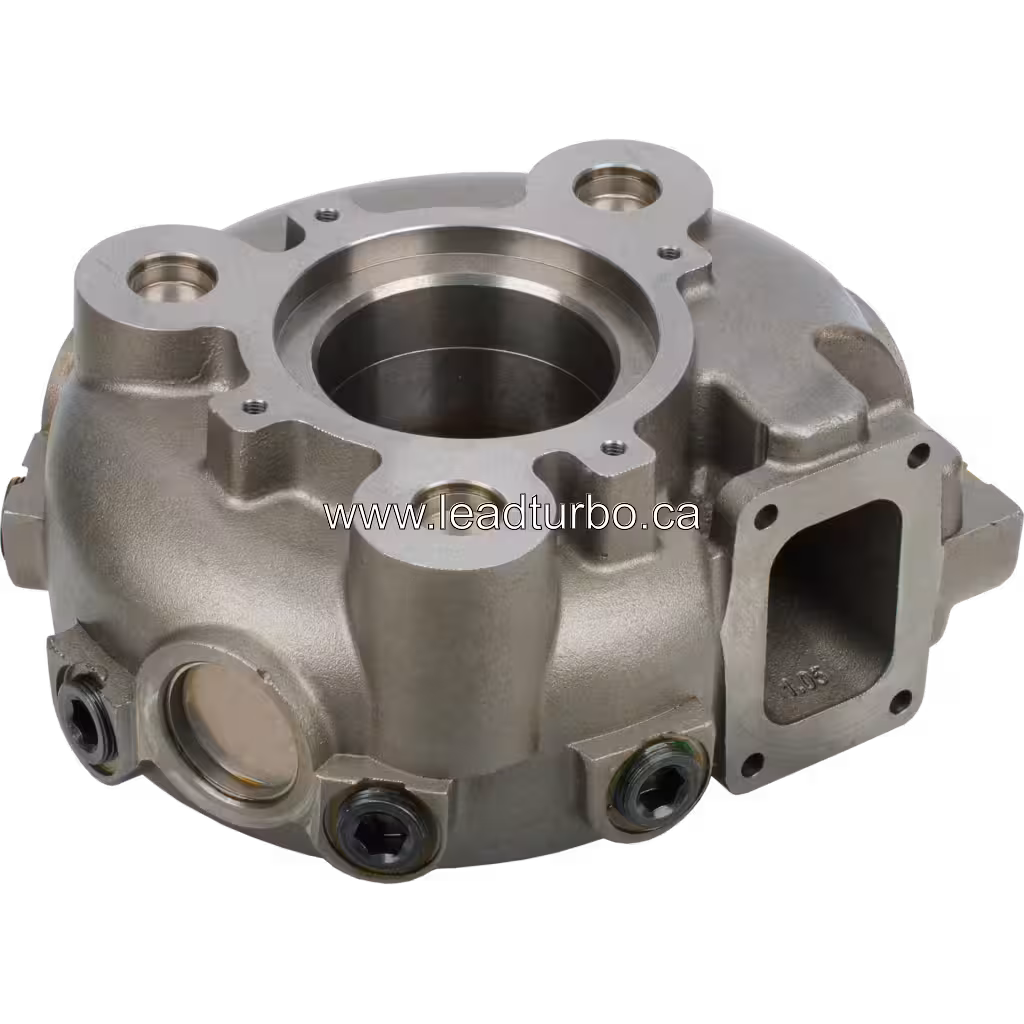 Vista lateral de carcasa de turbina para CAT 3512