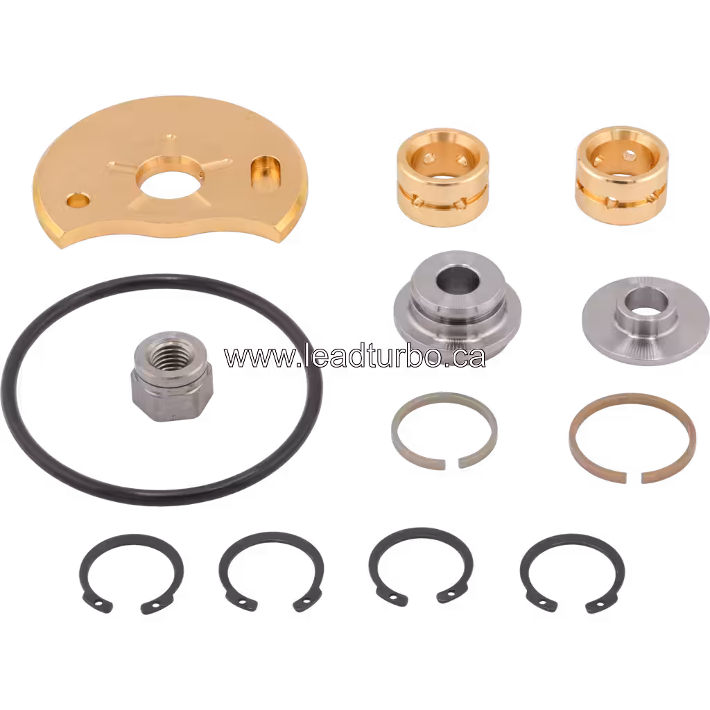 Kit de reparo 318393 S300W072 com componentes metálicos, anéis e O-rings