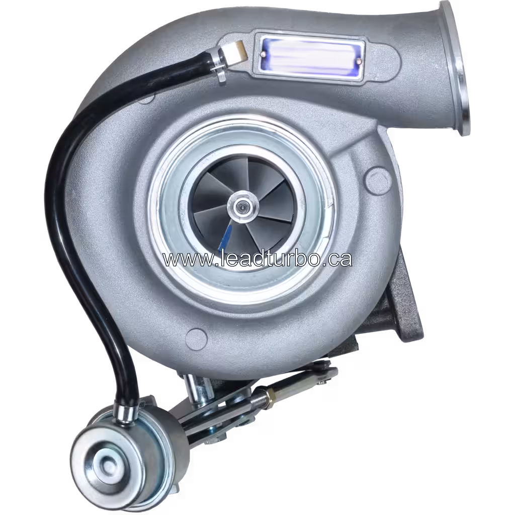 Turbocharger Cummins 6BTAA 250HP vista frontal