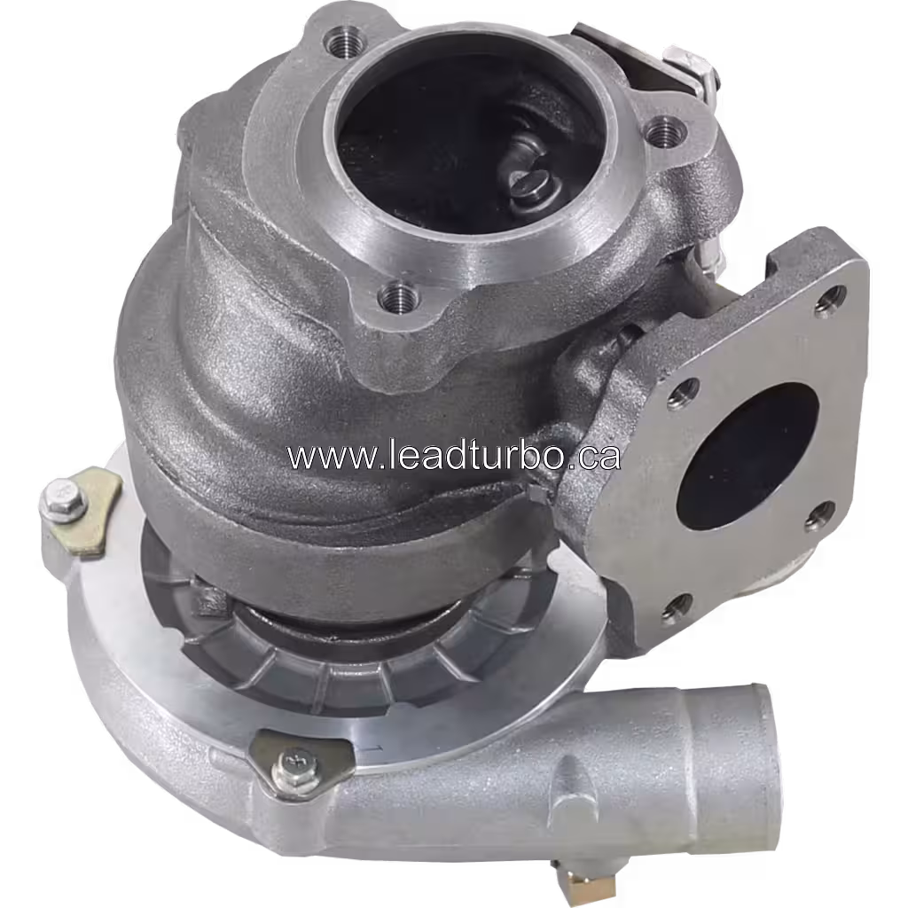 Turbosprężarka zamiennik do Perkins 1103A 75HP bottom 45 degree view