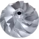 Колесо компресора 49135-08025 CW для турбокомпресора TF035HM-12T (Hyundai H1, Mitsubishi 4D56TI)