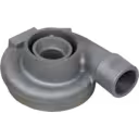 Aftermarket turbo compressor housing side view