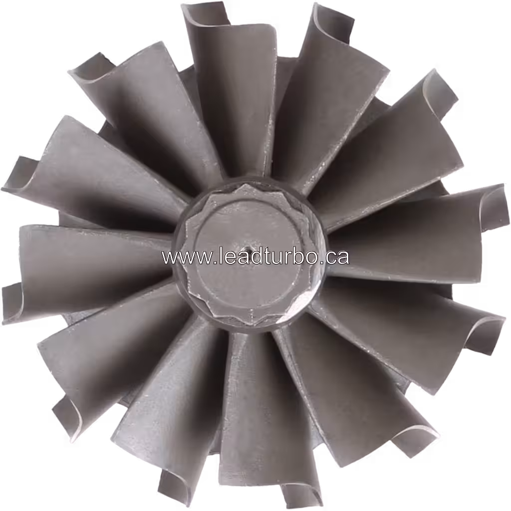 Roue de turbine 49132-09110 TW pour TD09-31F 41 - Remplacement CAT D8N 3406 top view