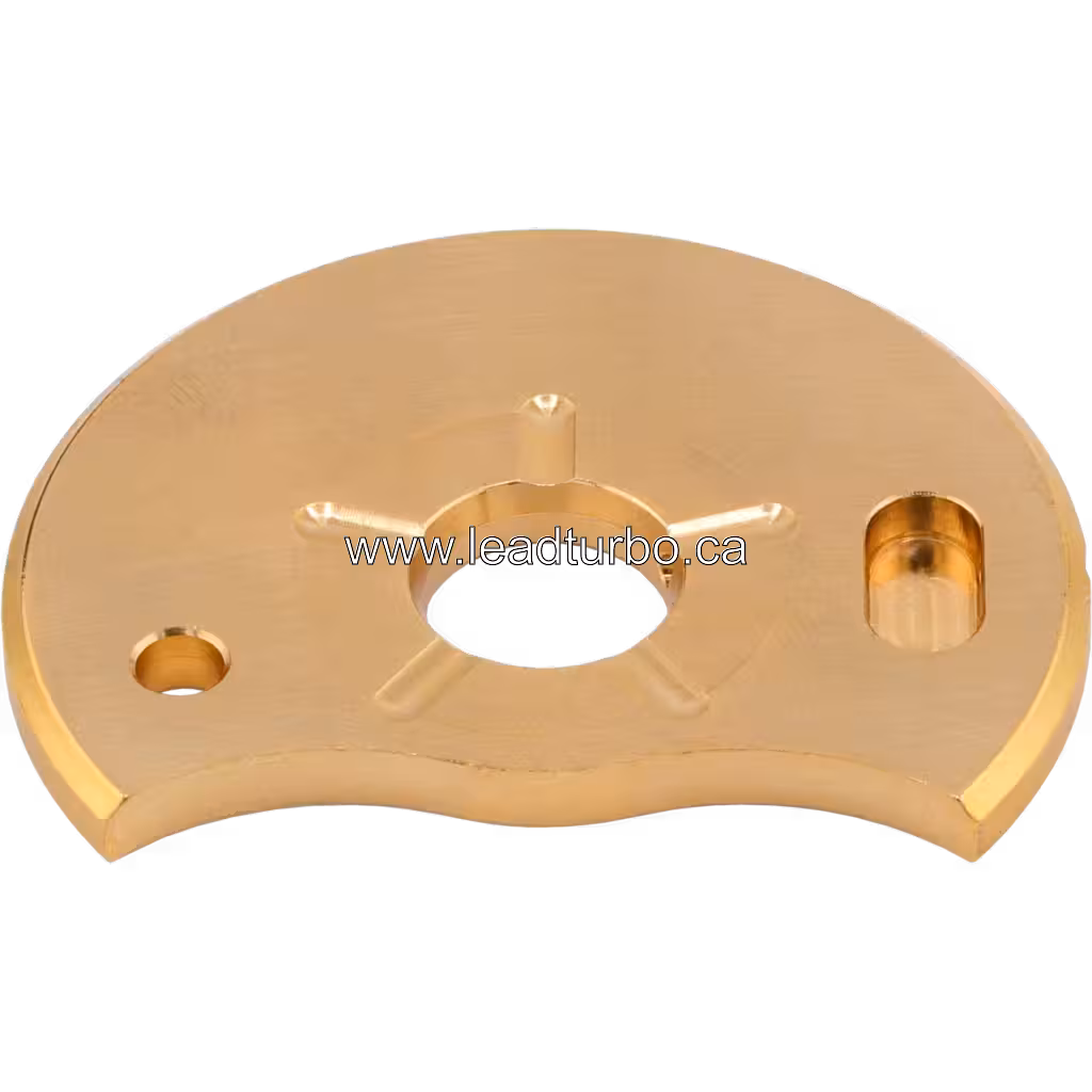 S300W072 thrust bearing top view showing radial support arms