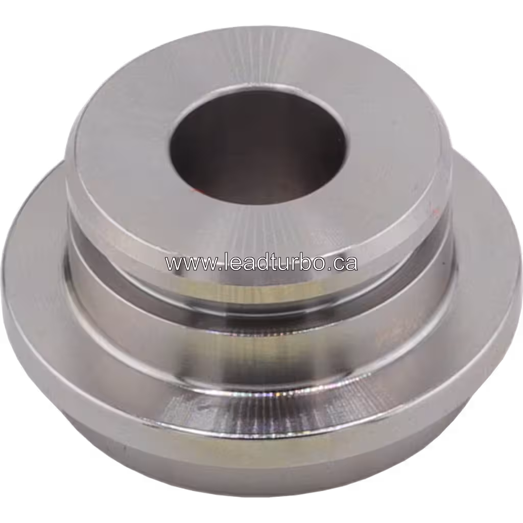 Par de thrust rings de metal com acabamento usinado