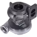 Turbocharger S410 vista frontal y lateral