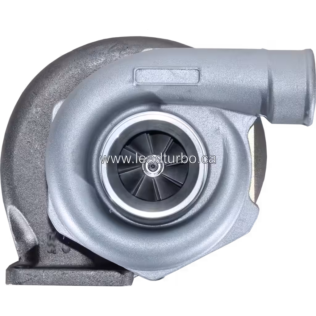 Vista lateral do turbocharger LeadTurbo para CAT D4E