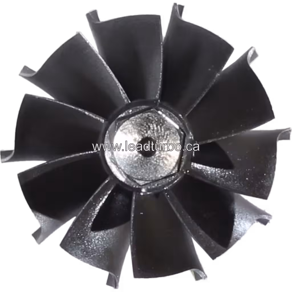 471049-0001 TW Turbine Wheel TA3106 Turbocharger top view