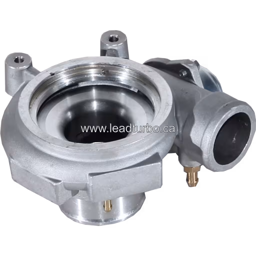 49377-00220 CH Compressor Housing TD04-LR-16GK Turbocharger bottom 45 degree view