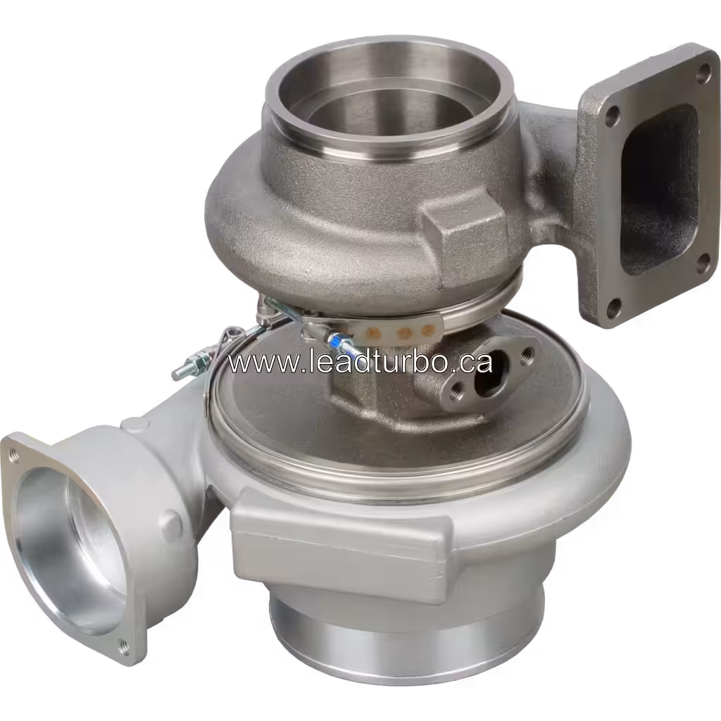 Turbo SE652CJ TD09L-34QRC para Perkins 4006T y Cummins bottom 45 degree view