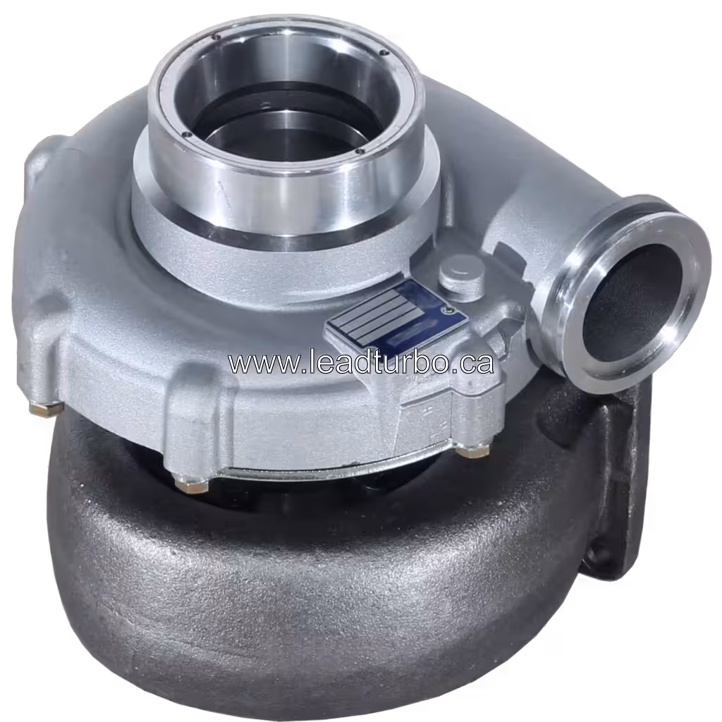 Vista lateral del turbo reemplazo 53299886707 Liebherr