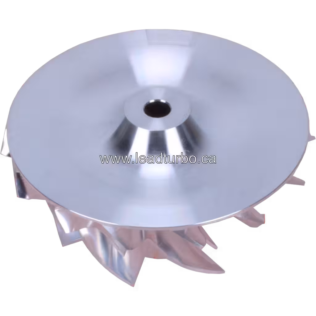 175828 CW Compressor Wheel for J96 Turbocharger Replacement bottom 45 degree view