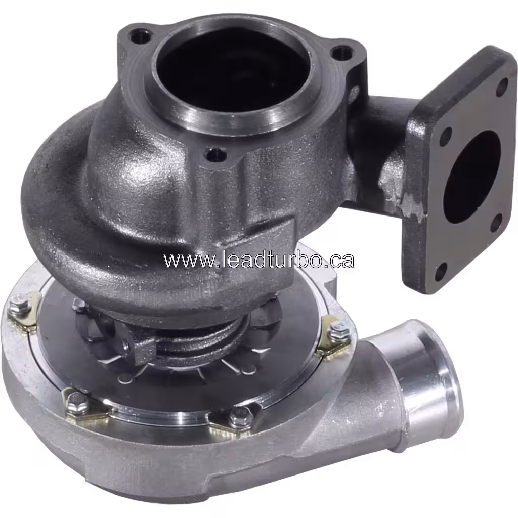754127-5001 GT2556 Turbolader Ersatz für Perkins 1104A-44T bottom 45 degree view