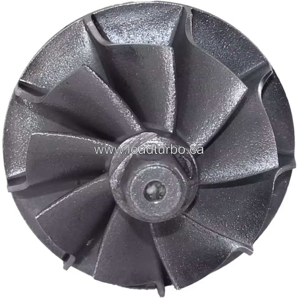 Roda de turbina Renault K9K 54351205000 vista frontal