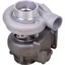 Vista frontal del turbo para generador Cummins CIL