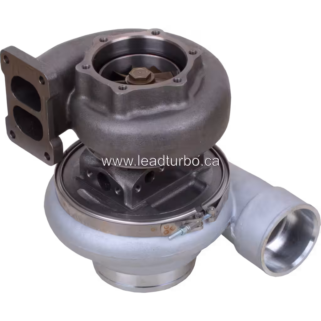Turbo KTR110L-F84PW 6505-67-5010 para Komatsu SAA12V140E-3A bottom 45 degree view