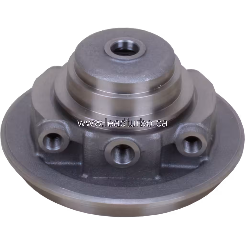 Carcaça de Rolamento de Turbocompressor J96 15196770 BH bottom 45 degree view
