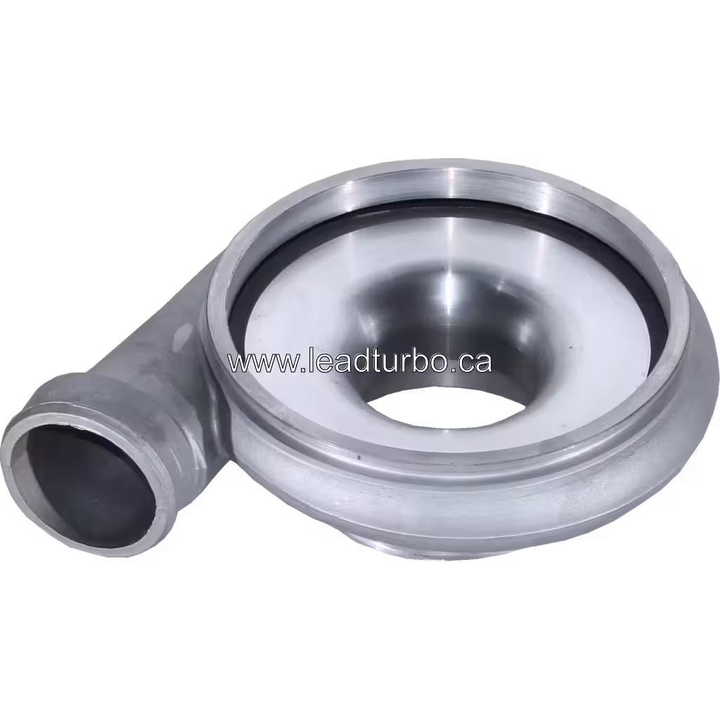 Carcasa de Compresor HC5A 3594027 CH para Cummins KTA19 bottom 45 degree view