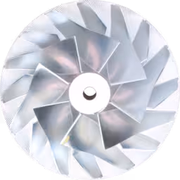 Roue de compresseur 2835438A pour turbo HX83 (Cummins QSK19)