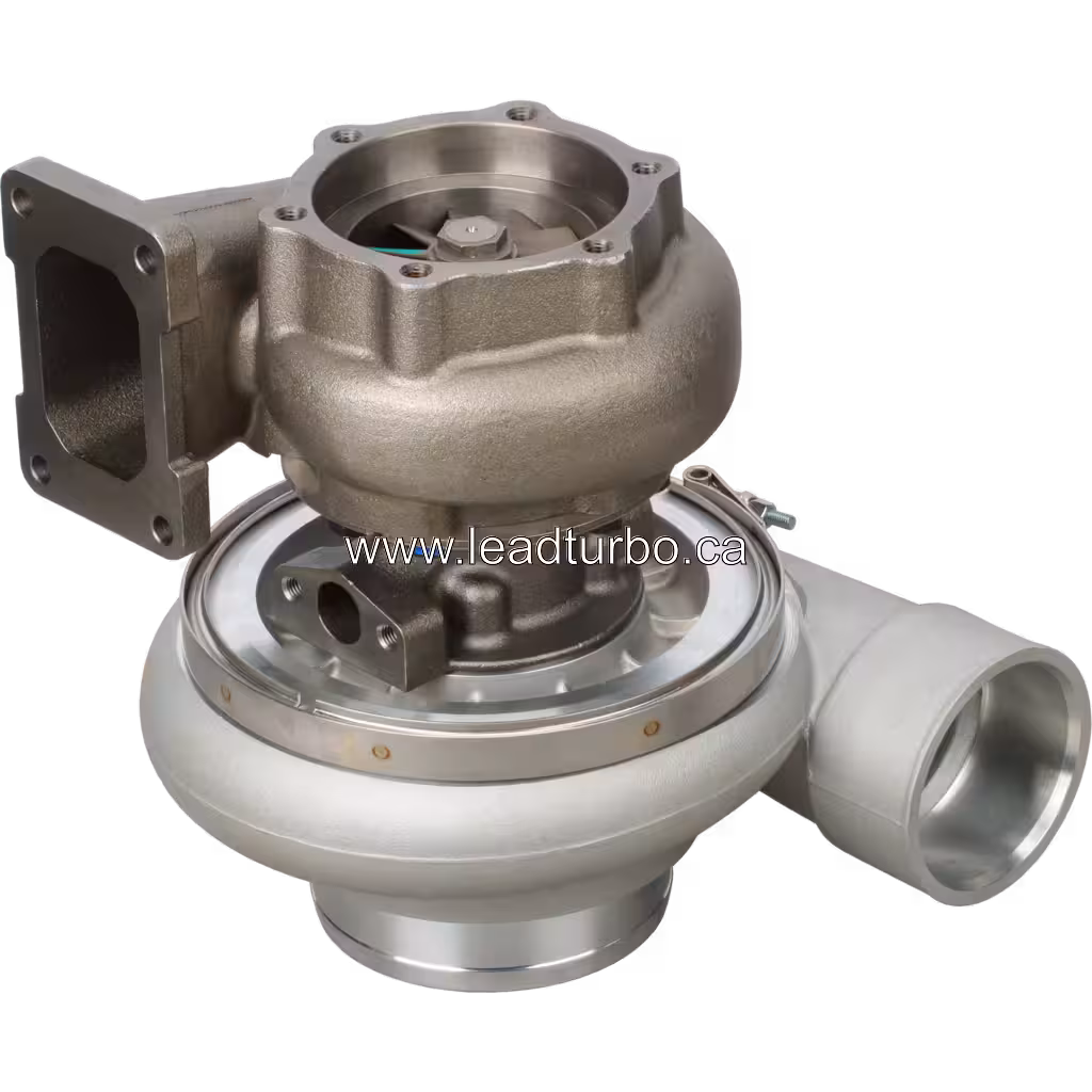 Detalle del alojamiento del turbocharger Komatsu