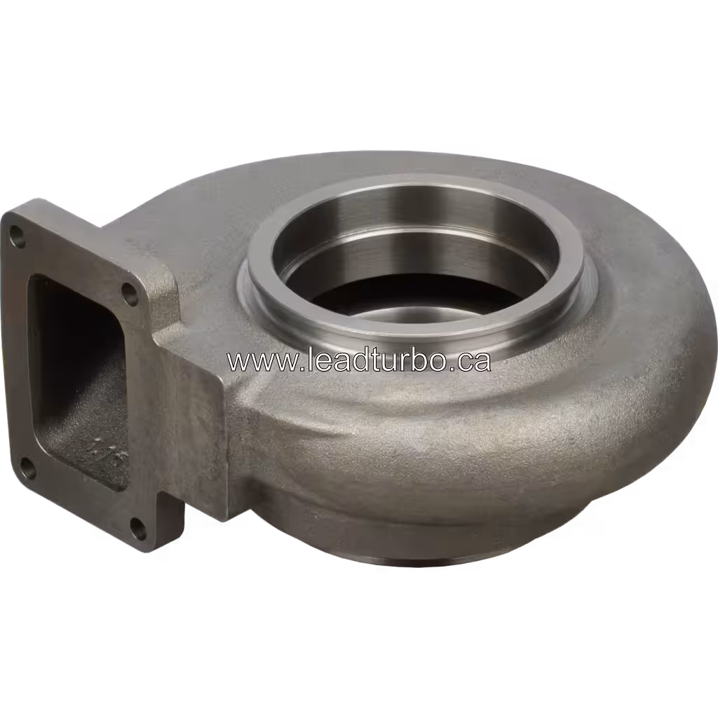 115-492 Turbine Housing for CAT 3516 HD Turbocharger Replacement bottom 45 degree view