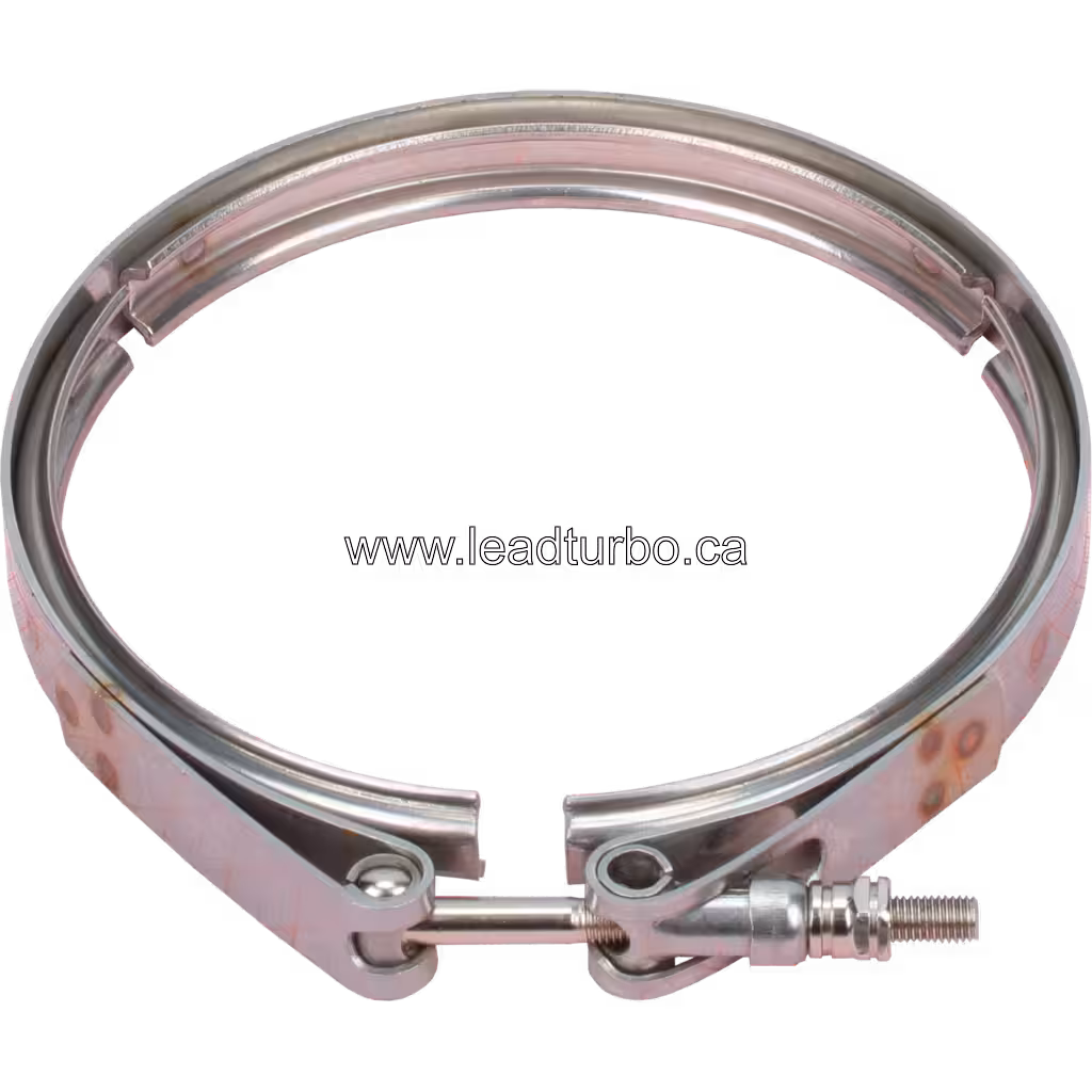 446401-0560 V-Band Replacement for CAT 3512A UTV8302 Turbocharger 45 degree view