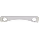 Clamp Plate HX83, vista inferior a 45 grados, componente de turbocompresor