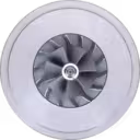 Core FOR 174840 S3B085: фронтальний вид, компресорне та турбінне колеса, металевий корпус