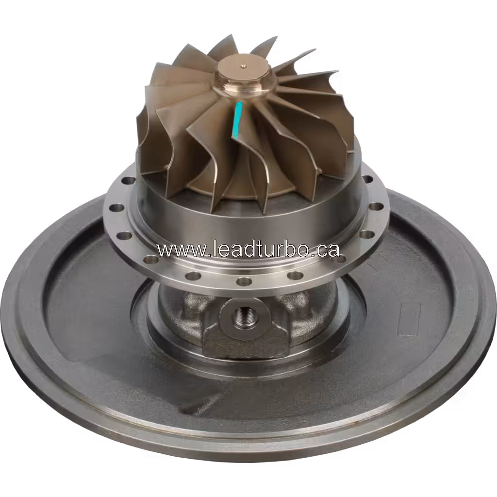 Core turbosprężarki HX82 4049905 do Cummins QSK50 bottom 45 degree view