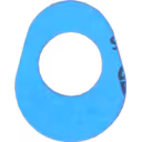 Gasket azul ovalada JMX-DP-06 para turbo RHF55V Isuzu 4HK1-E2N