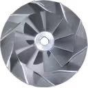 Vista replacement da roda de compressor J96 VCX50024 CW com furo central de montagem