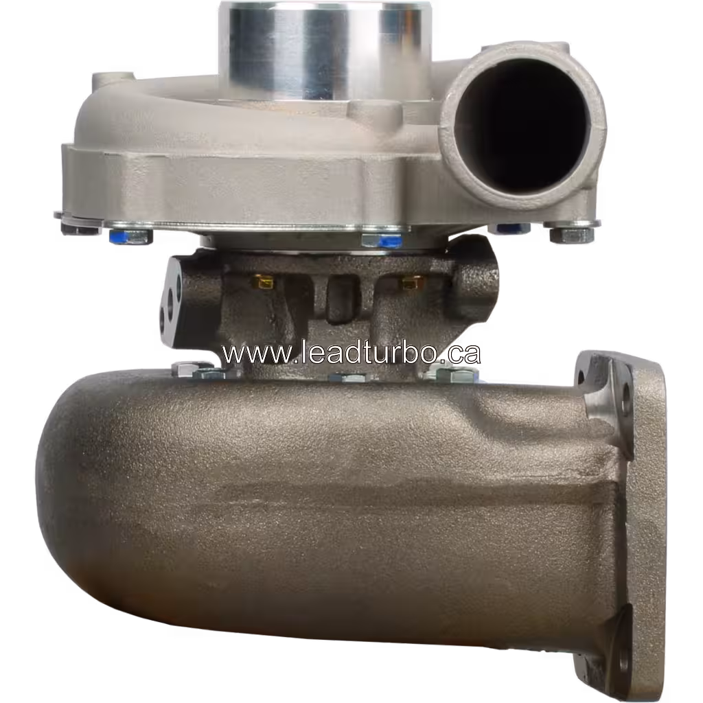 Vista frontal del turbocompresor 6151-82-8500 TO4E08 para Komatsu S6D125
