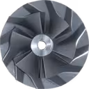 451584-0007 GT2052S Compressor Wheel for Hyundai HD72 D4AL thumbnail 2