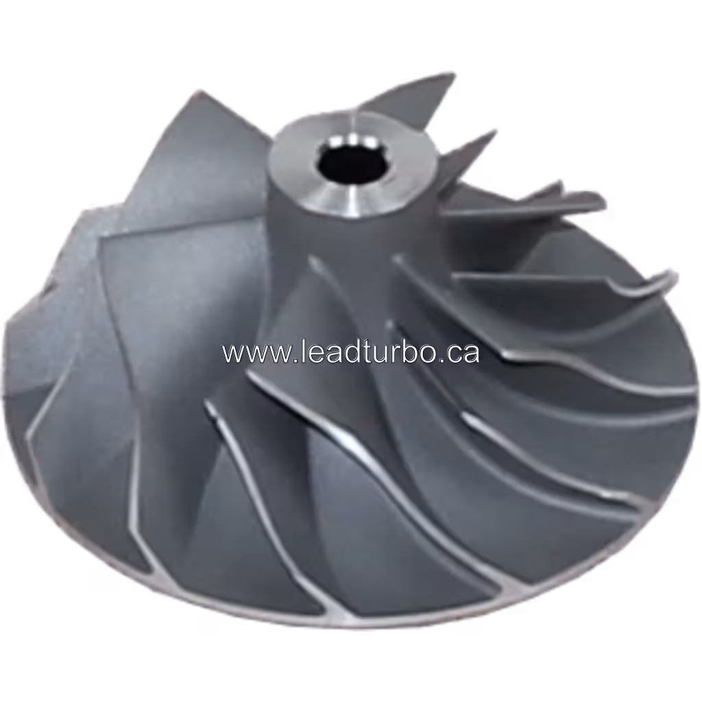 451584-0007 GT2052S Compressor Wheel for Hyundai HD72 D4AL 45 degree view