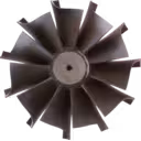 Roda de Turbina 2882102 TW para Turbo HC5A Cummins thumbnail 2