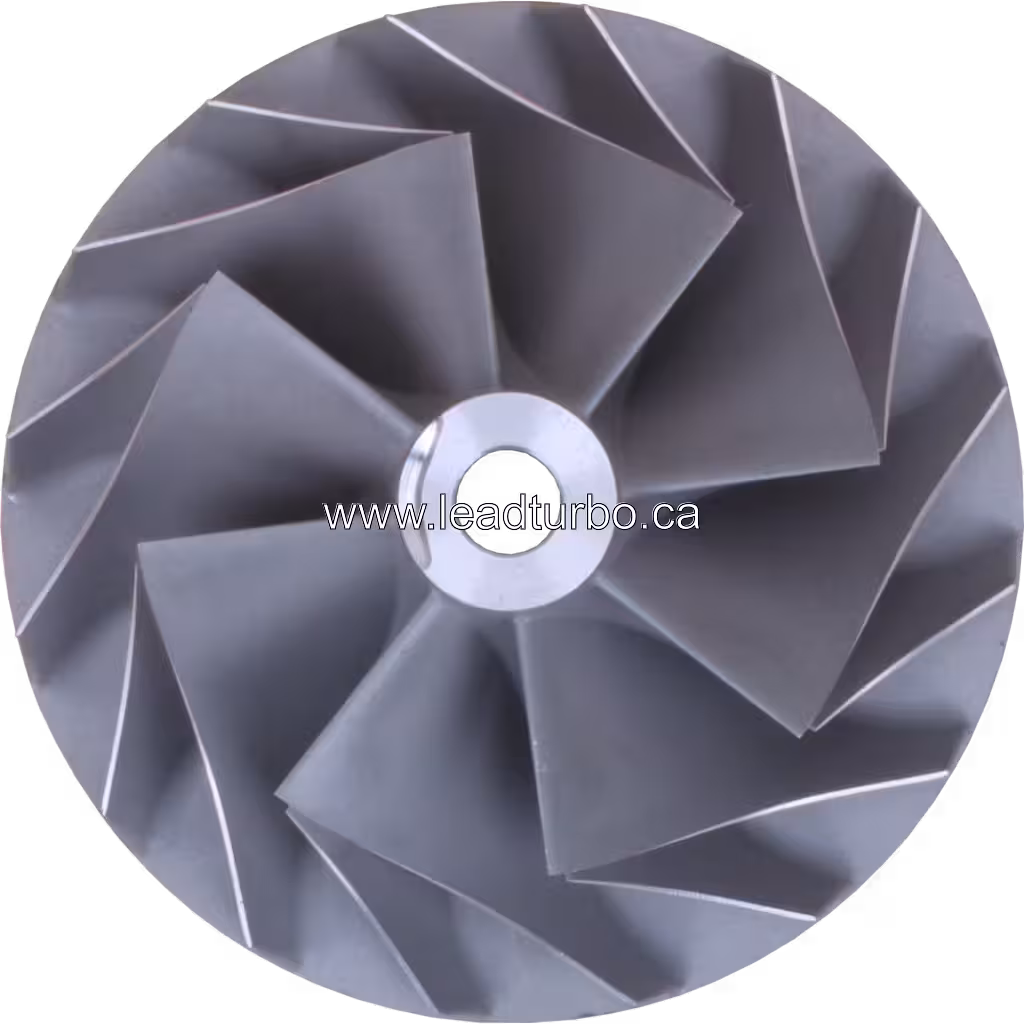 Roue de compresseur HX60 2836723 CW pour Scania DSI14-44 top view
