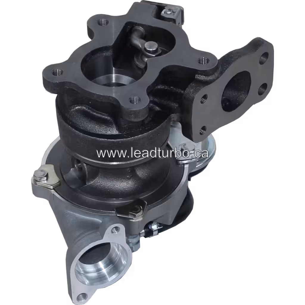 Turbocompresseur 54359880009 KP35-1574CBC pour Peugeot 206 HDI et Ford DV4TD bottom 45 degree view