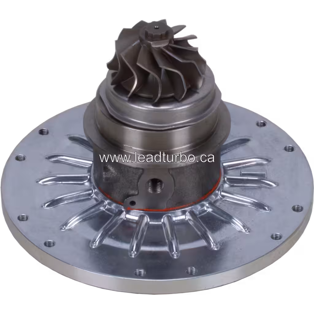 Core турбокомпресора RHG6 VC570090 для Isuzu 6HK1T(CIEW) Hitachi ZAX330 bottom 45 degree view
