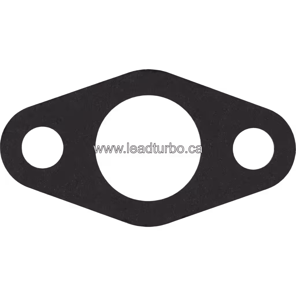 Vista replacement da gasket oval KTR130E-332AW com três aberturas circulares