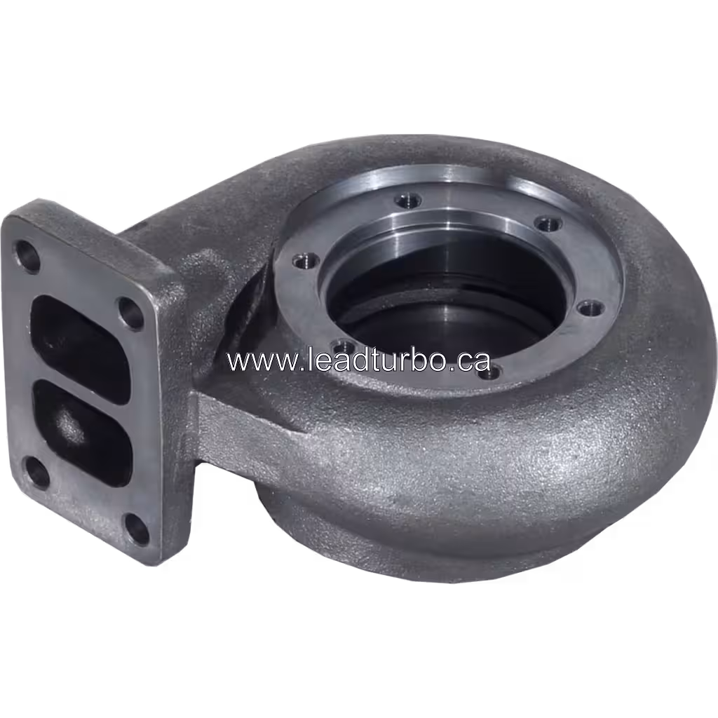 Logement Turbine 443548-0002 pour Turbo TO4B27 Mercedes-Benz OM352A bottom 45 degree view