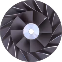 Roue de compresseur pour turbocompresseur Cummins Q19-P14 et applications industrielles