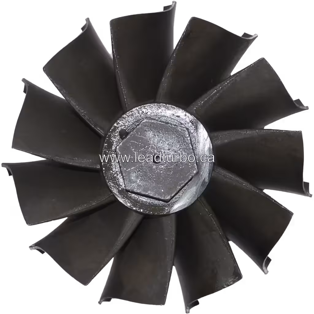 Rueda de turbina KTR110L-F84PW vista lateral