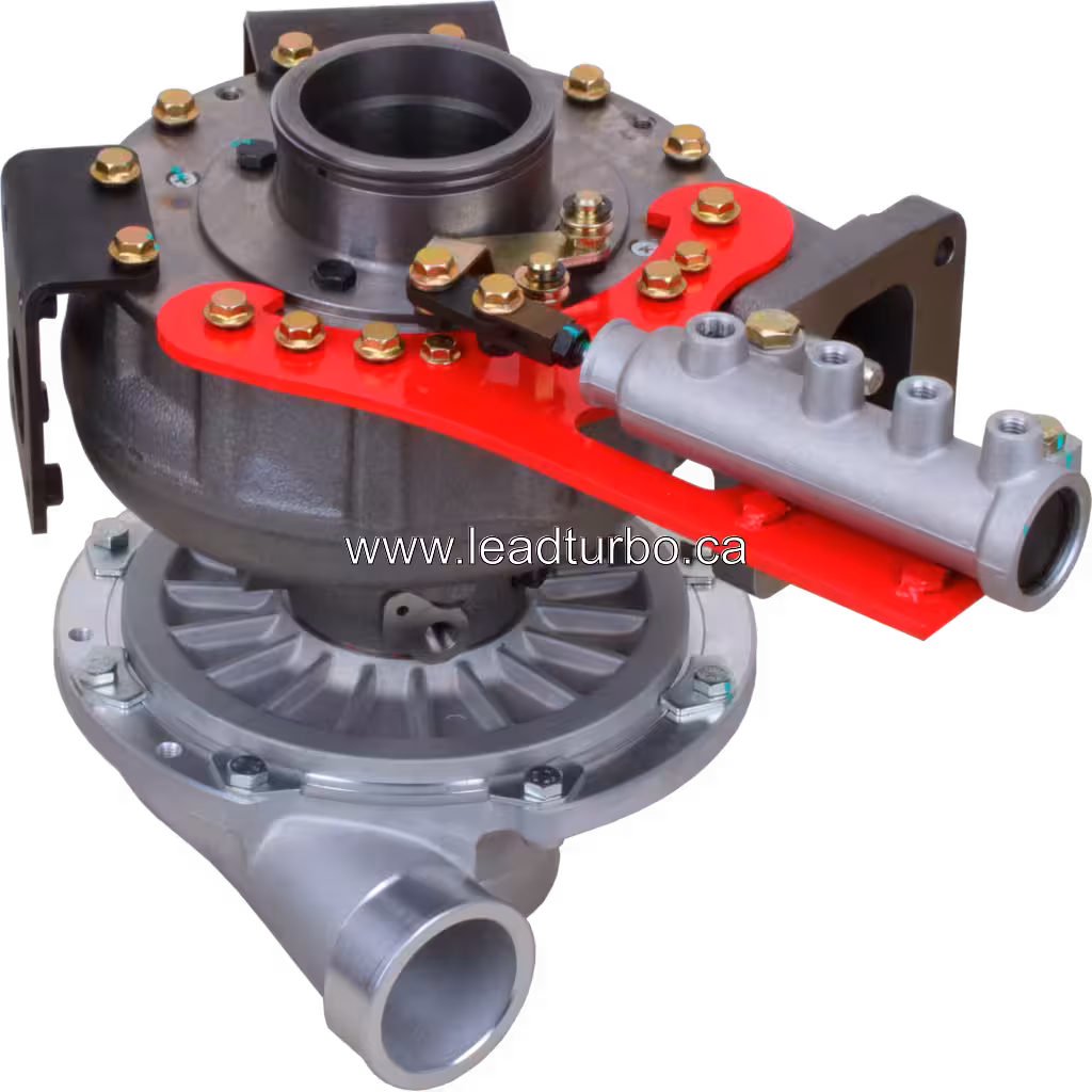 S1760-E0M10 Turbo RHG8V pour Hino Profia 700 E13C bottom 45 degree view