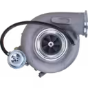 Vista frontal do turbocharger 3792809H HX55W com carcaça do compressor prateada