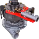 Unidade turbo Hino 700 Series vista frontal