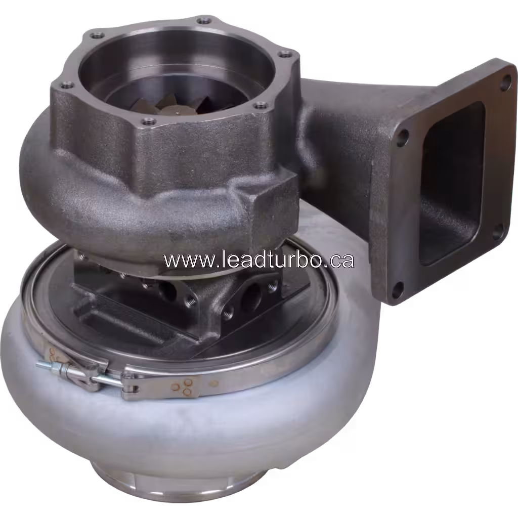 Turbosprężarka 6502-51-5040 KTR130-332AW do Komatsu WA600-6 bottom 45 degree view
