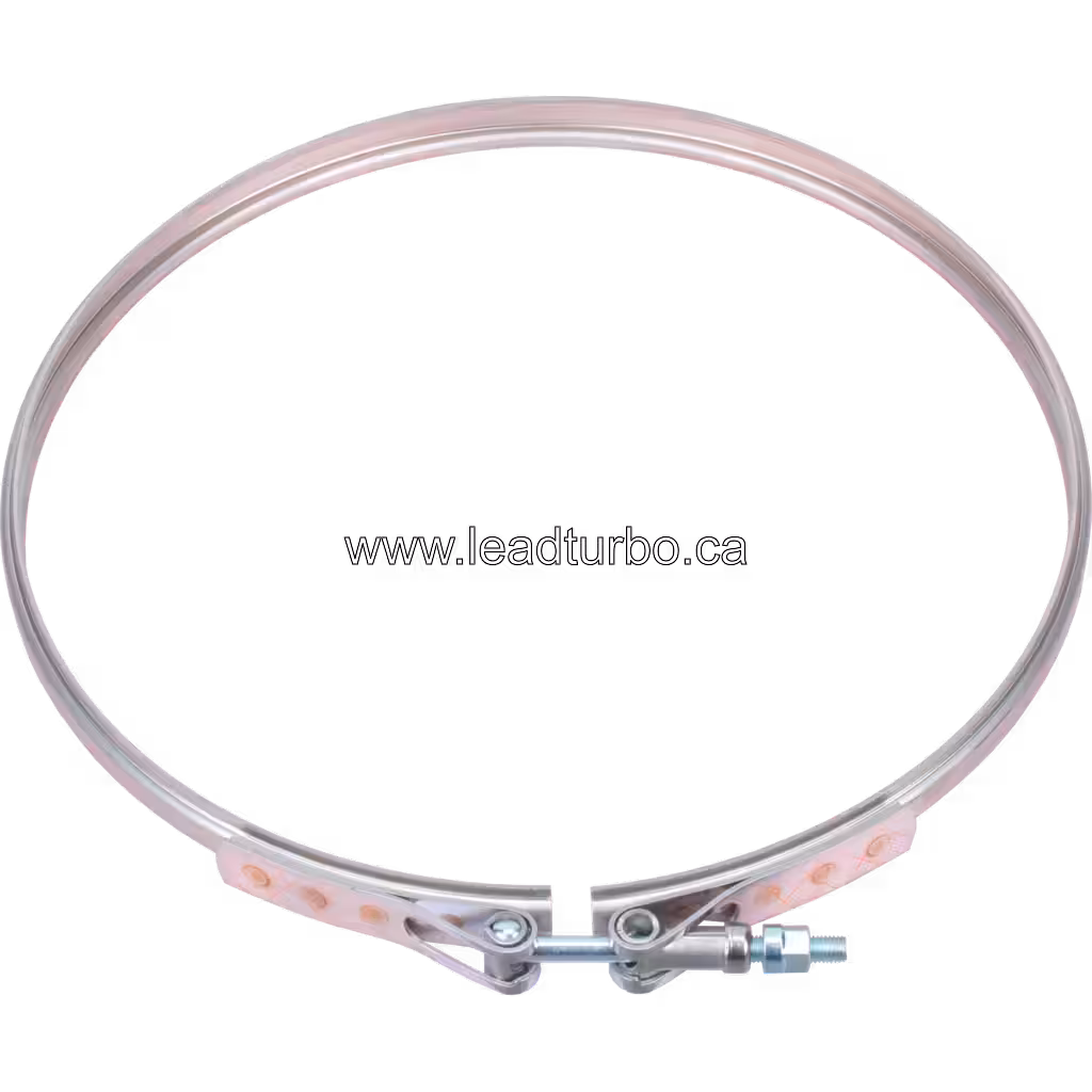 V-band 3528109 для турбокомпресора HC5A (Cummins K50) — заміна 45 degree view